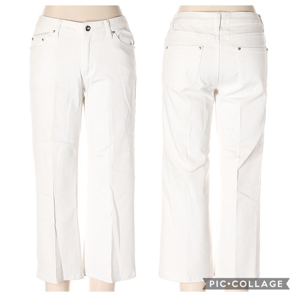 Willi Smith Pants - Willi Smith white denim capris 10
